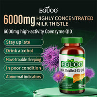 EGUOO Milk Thistle & CoQ10 Plus
