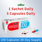 1 Sachet Daily 5 Capsules 150 Capsules 30-Day Supply