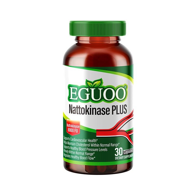 EGUOO Nattokinase PLUS 8000 FU - Product Front