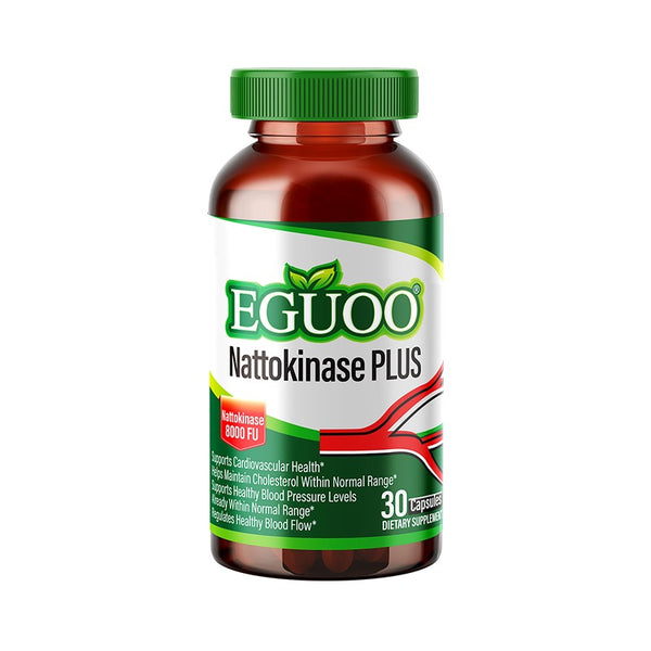 EGUOO Nattokinase PLUS 8000 FU - Product Front