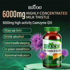 Milk Thistle & CoQ10 Plus - Supplement Facts Label
